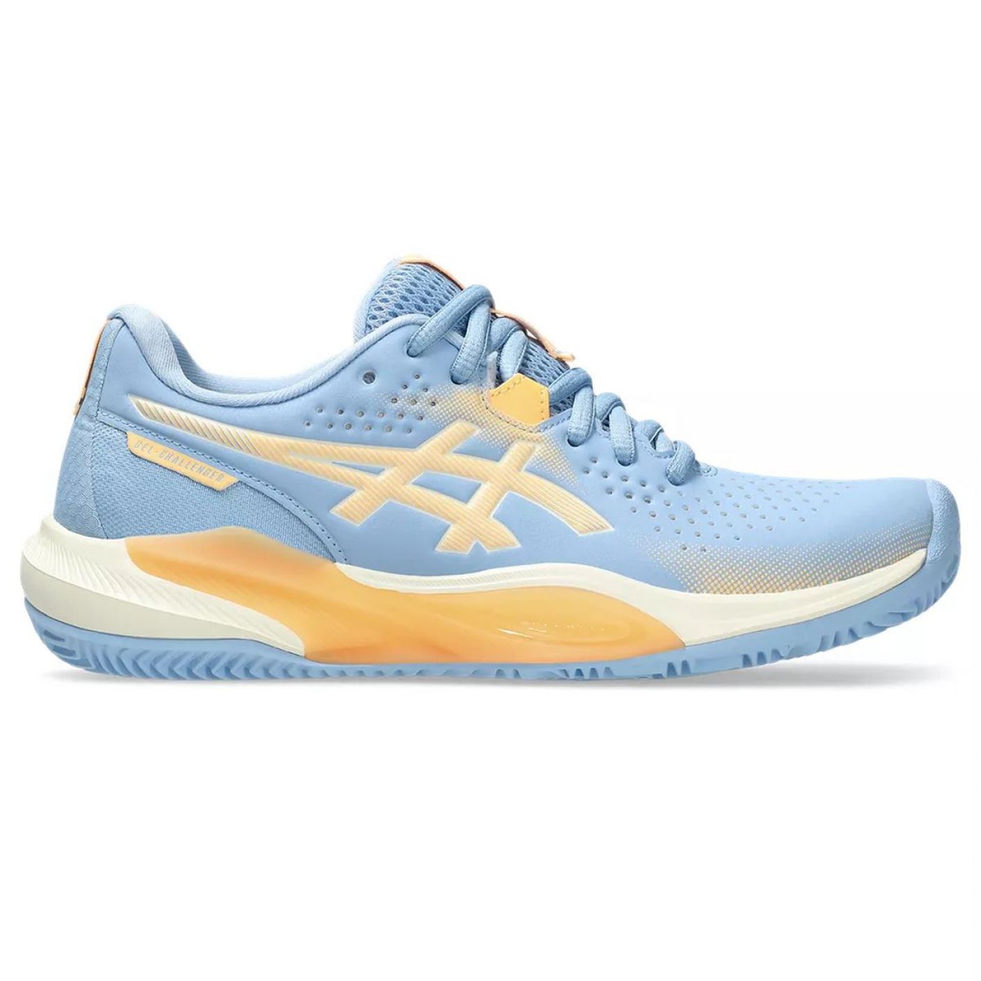 Asics Gel Challenger 15 Padel Stone Wash/Orange Glow da Donna