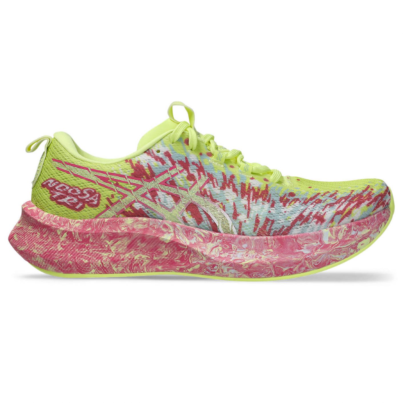 Asics Noosa Tri 16 Lucid Yellow/Bright Rose Damen