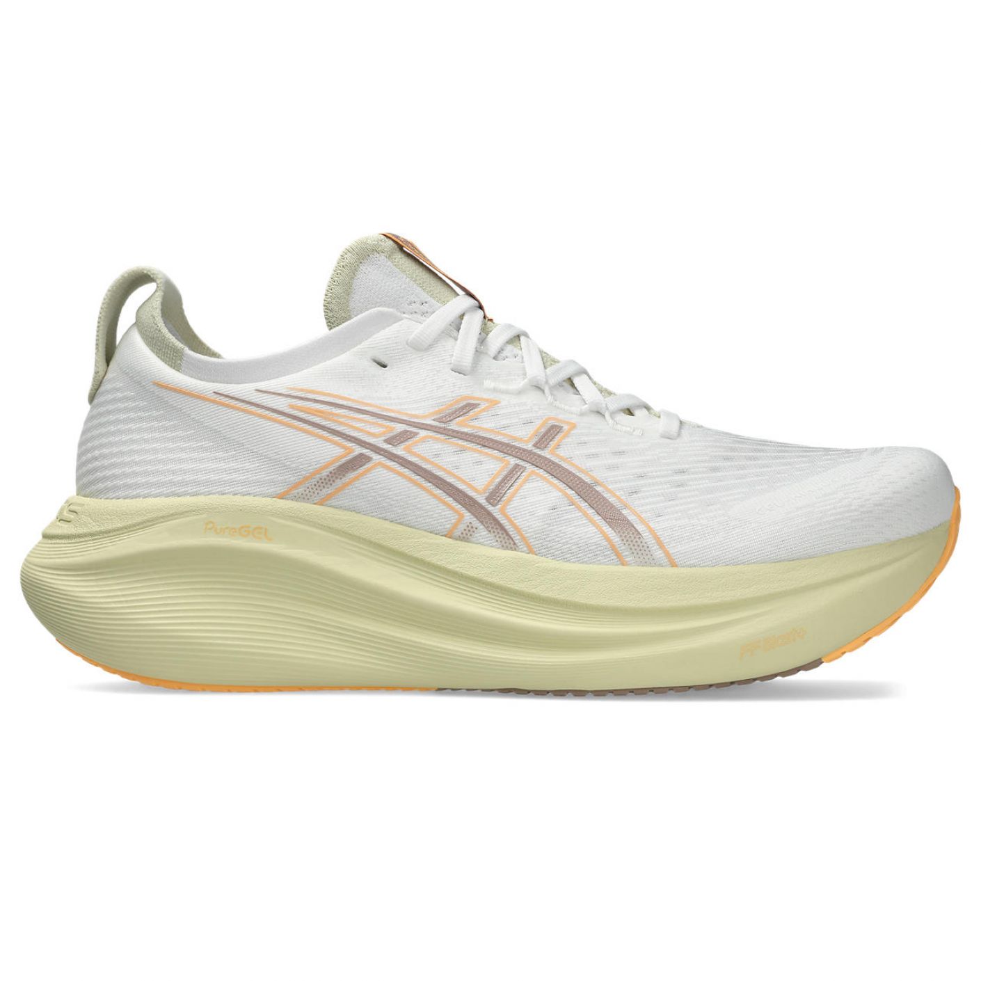 Asics Gel-Nimbus 27 White/Fawn da Uomo