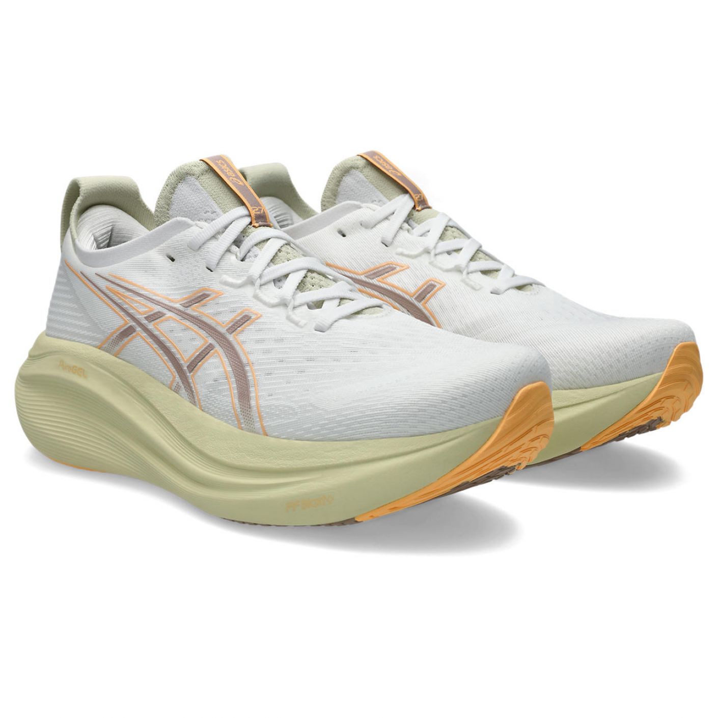 Asics Gel-Nimbus 27 White/Fawn Herren