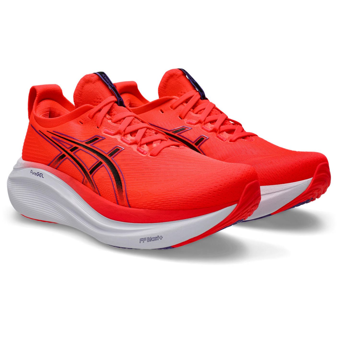 Asics Gel-Nimbus 27 Flash Red/Black Men's