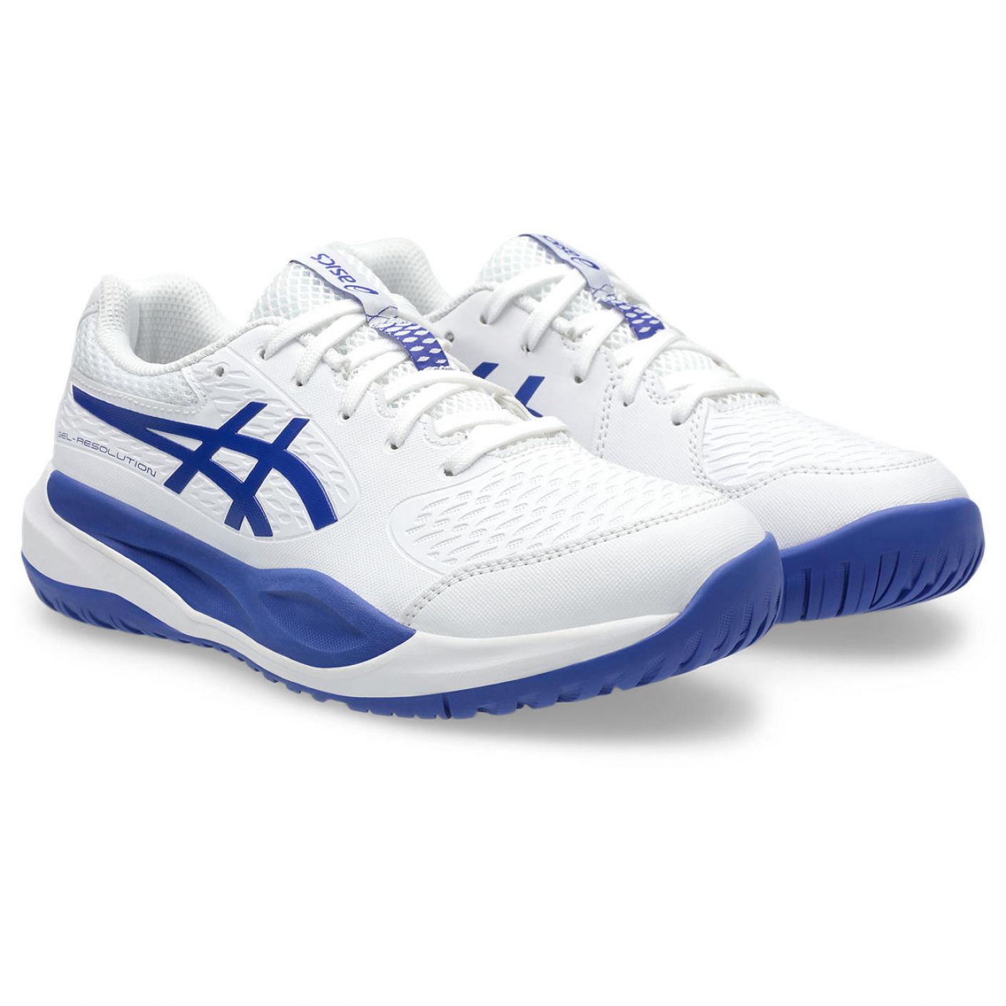 Asics Gel-Resolution X Gs White/Dark Cobalt da Bambino