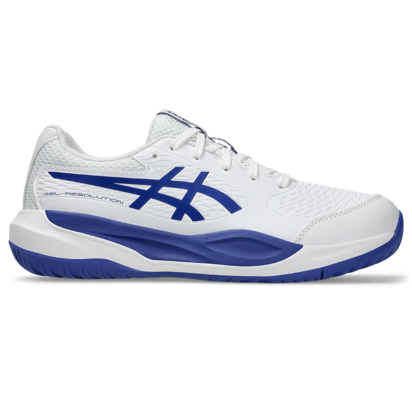 Asics Gel-Resolution X Gs White/Dark Cobalt da Bambino