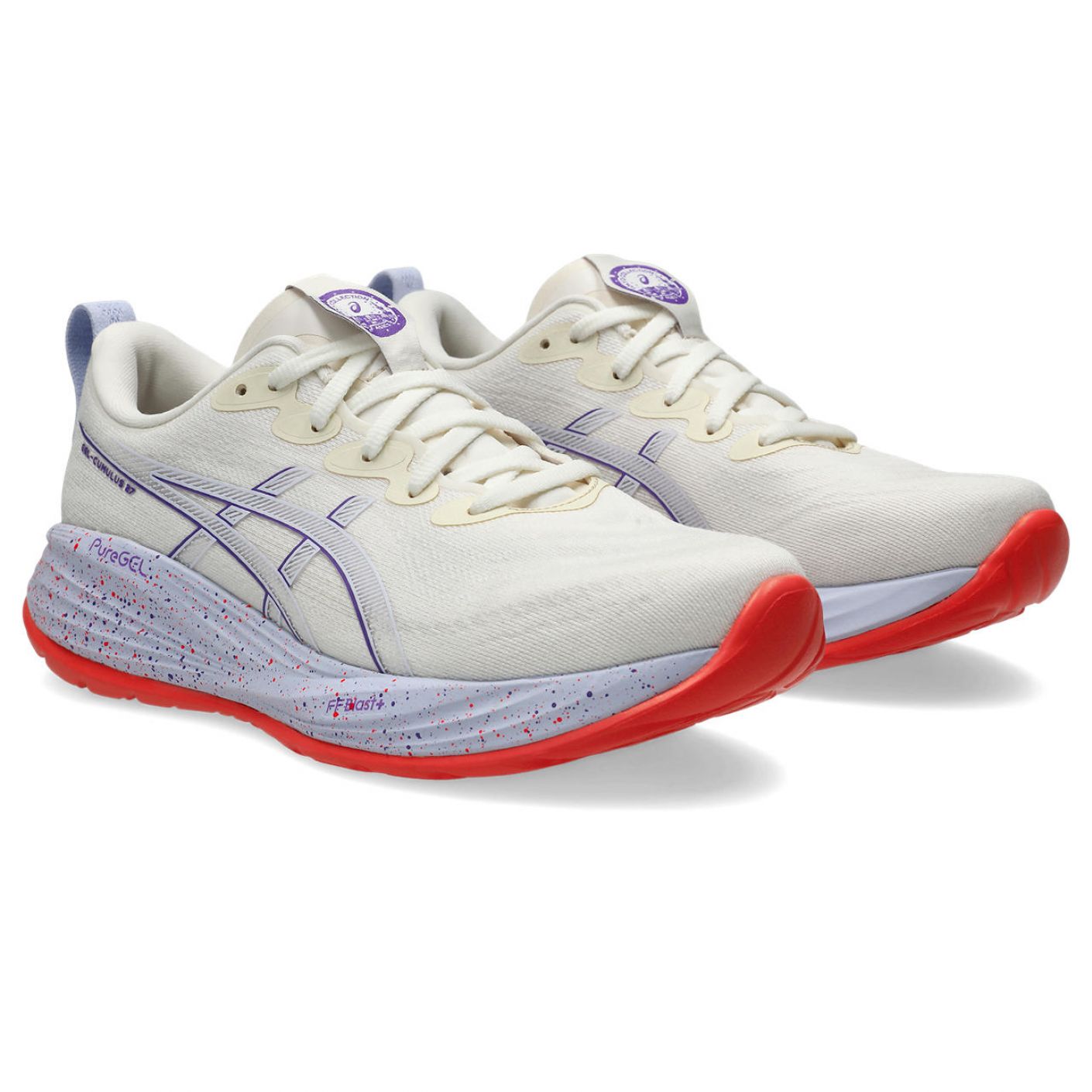 Asics Gel-Cumulus 27 Tokyo Cream/Edo Purple da Donna