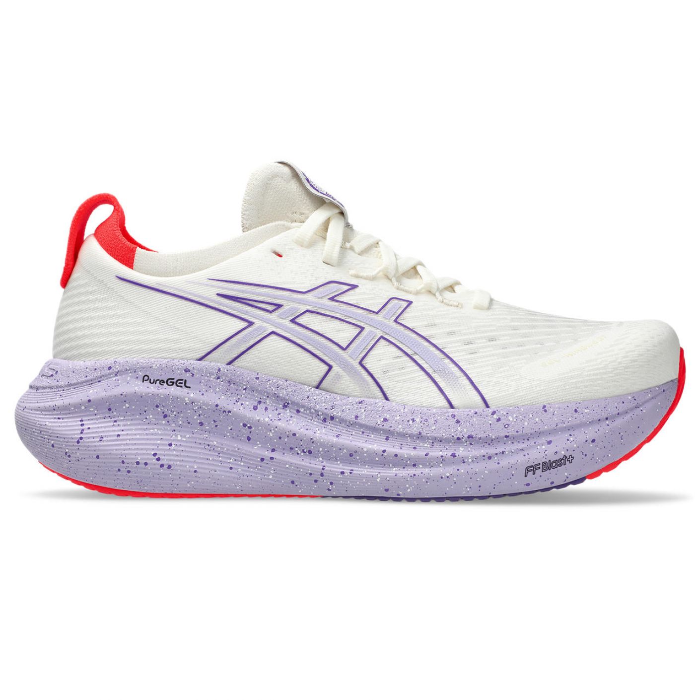 Asics Gel-Nimbus 27 Cream/Edo Purple da Donna