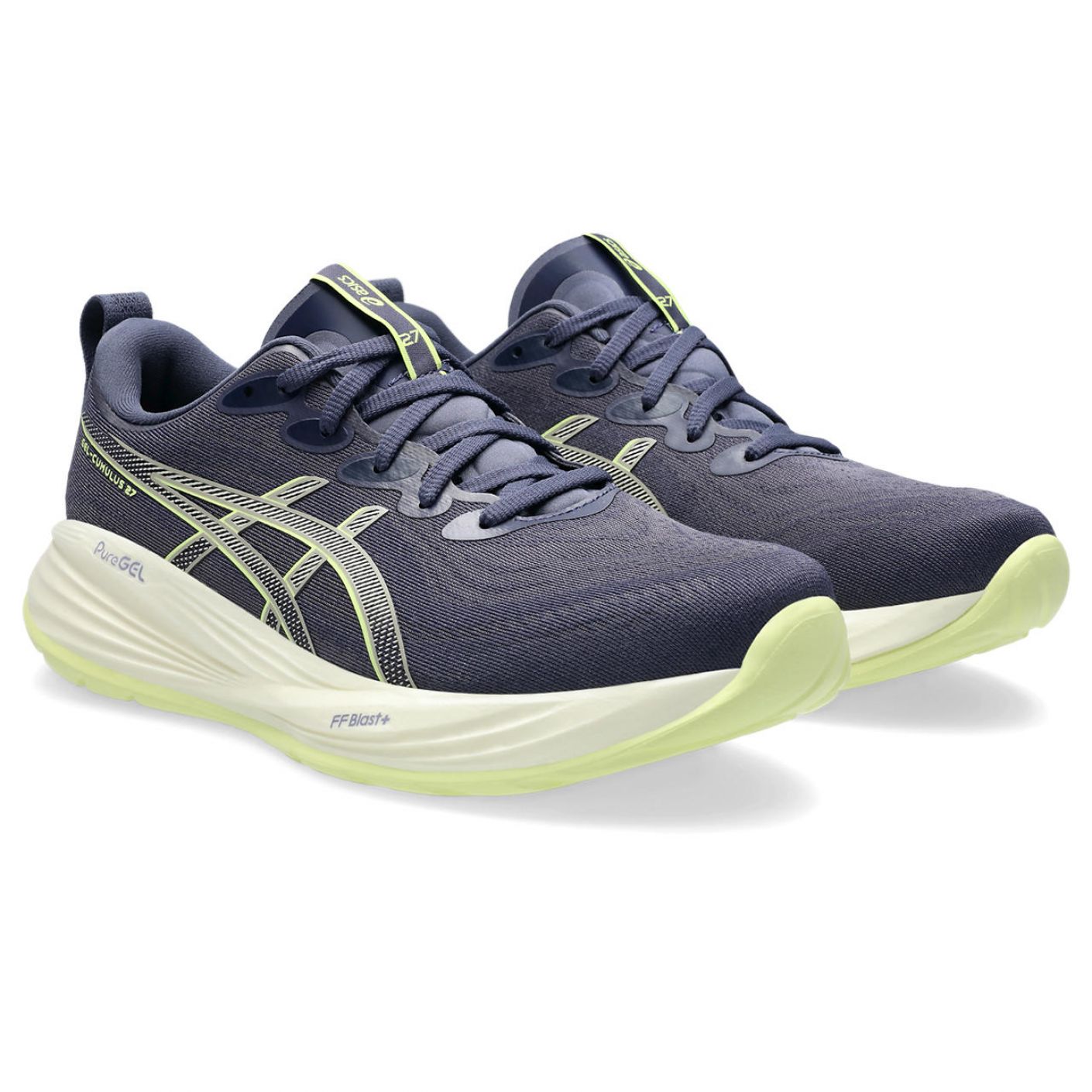 Asics Gel-Cumulus 27 Indigo Fog/Lucid Yellow Herren