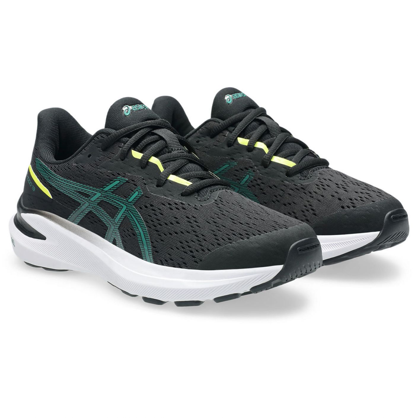 Asics Gt-1000 13 GS Black/Jasper Green da Bambino