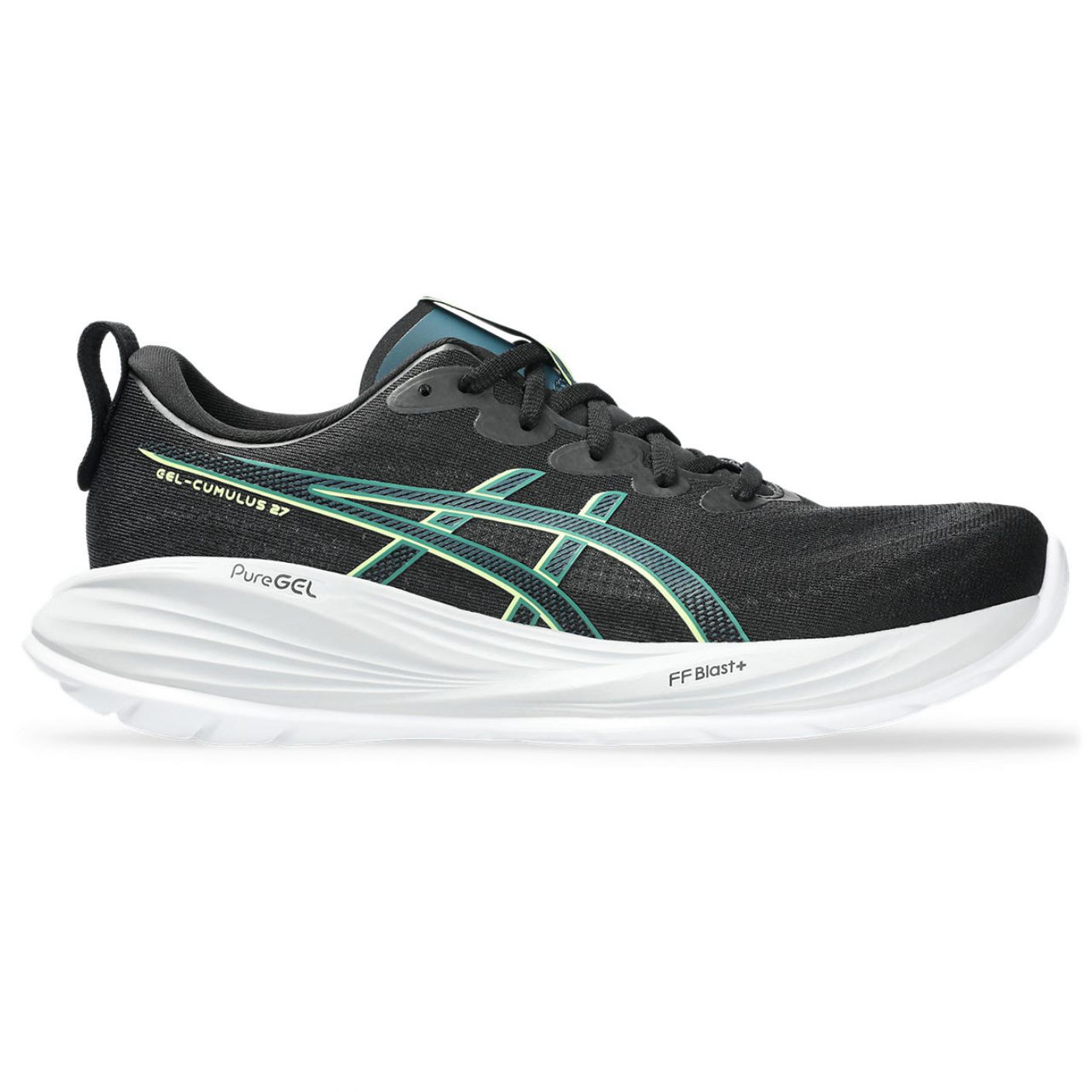 Asics Gel-Cumulus 27 Black/Lucid Yellow Herren