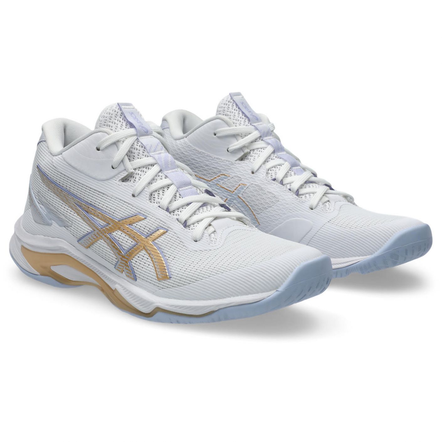 Asics Netburner Ballistic FF MT 4 White/Champagne Women's