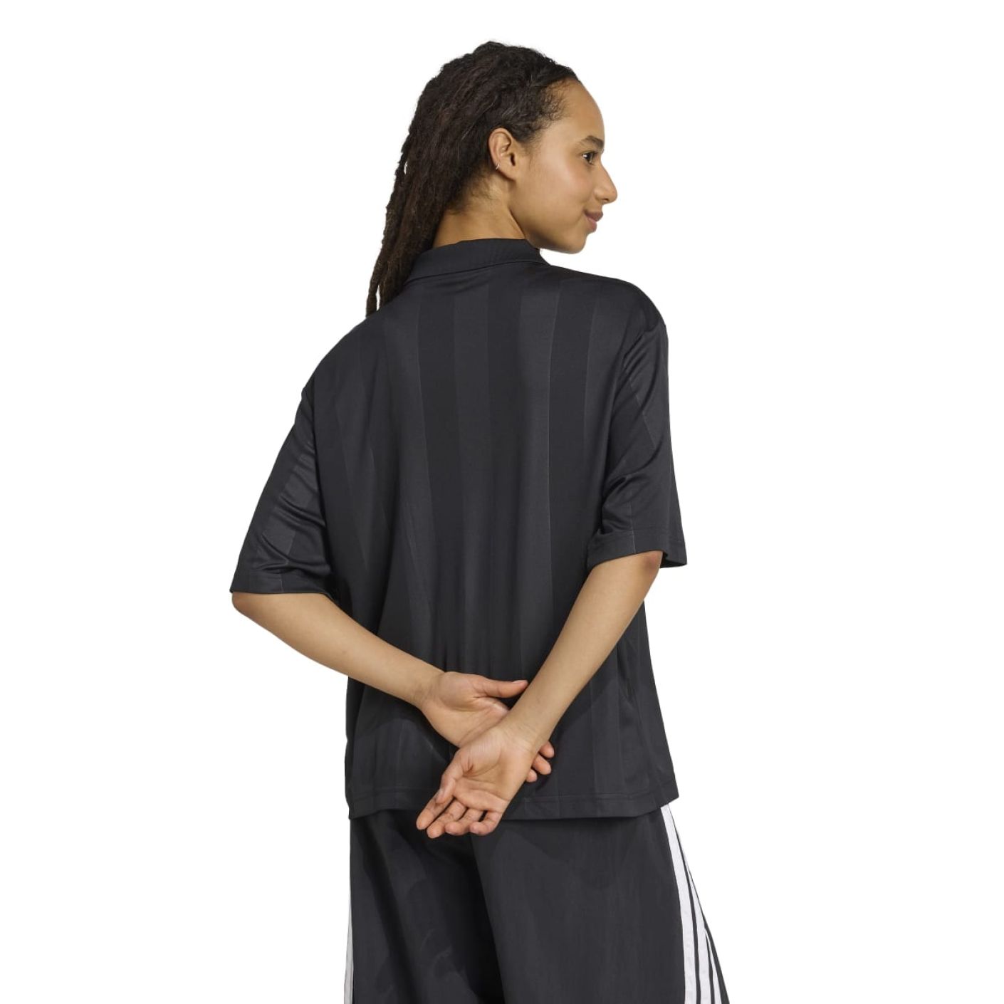 Adidas T-Shirt Tiro Q4 Schwarz/Schwarz für Damen