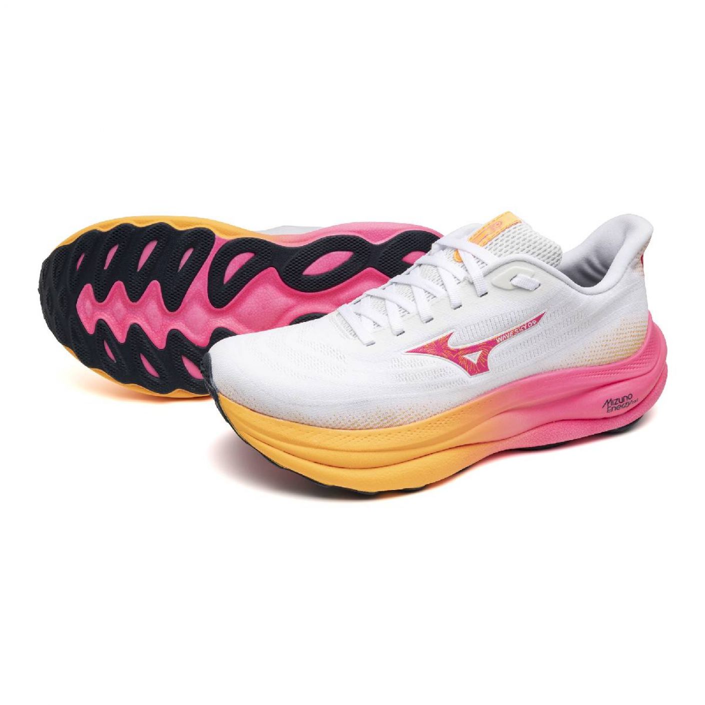 Mizuno Wave Sky 9 White/TangOrange/PinkTetra for Men