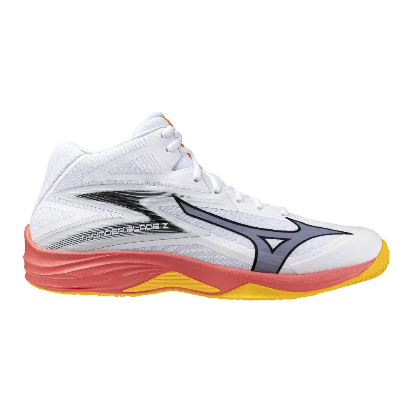 Mizuno Thunder Blade Z Mid White/FieryCoral2/Citrus