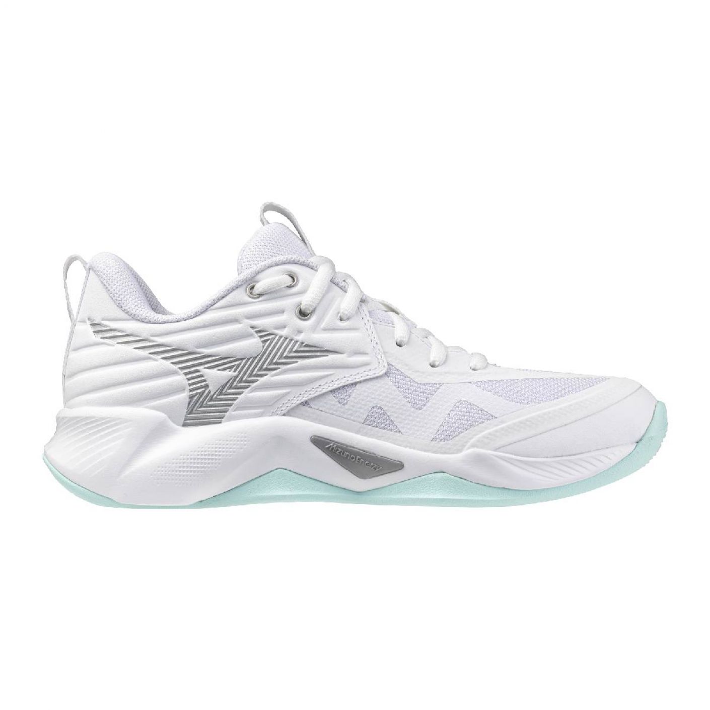 Mizuno Wave Momentum Pro Weiß/Blautöne für Damen