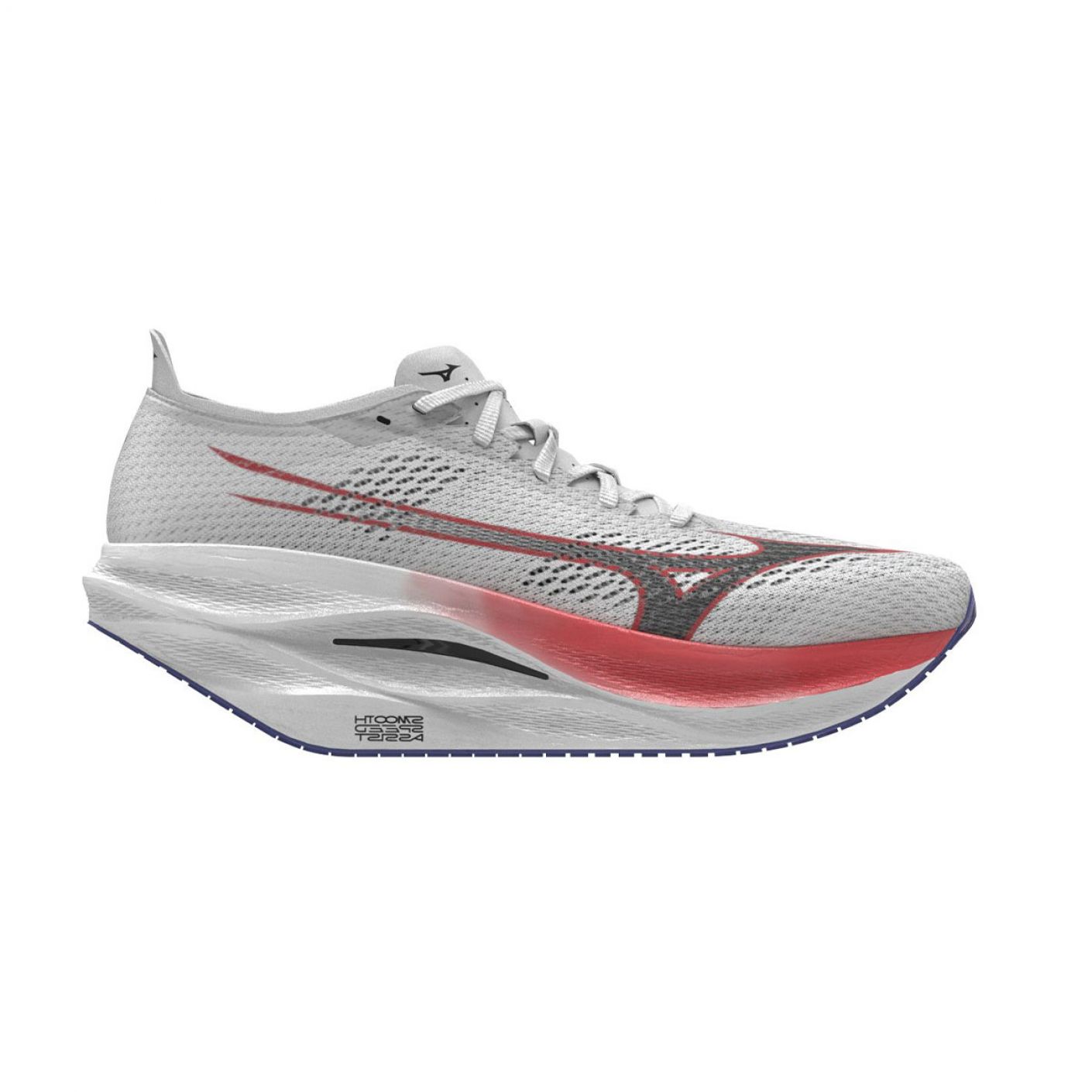 Mizuno Wave Rebellion Pro 3 White/BaritoneBlue/FieryCoral2