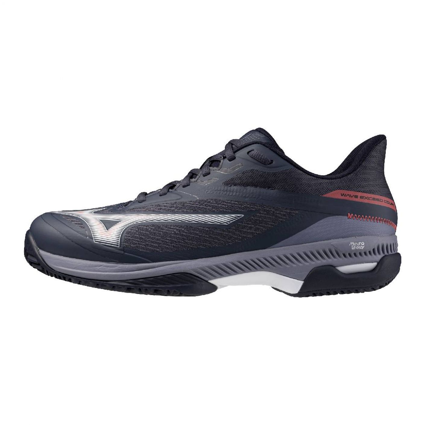 Mizuno Wave Exceed Court Clay OdysseyGrau/Weiß/BlauGranit