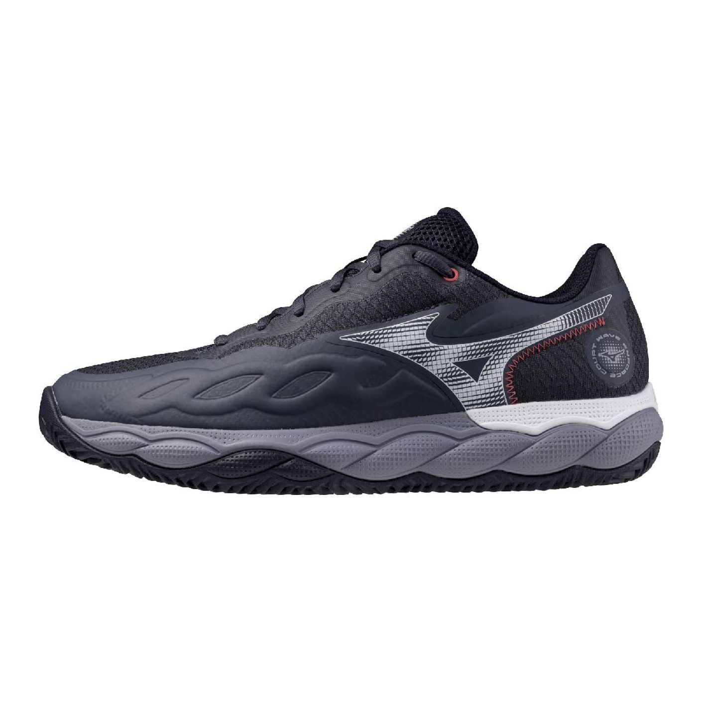Mizuno Wave Enforce Court Clay Odyssey Gray/White/Blue Granite
