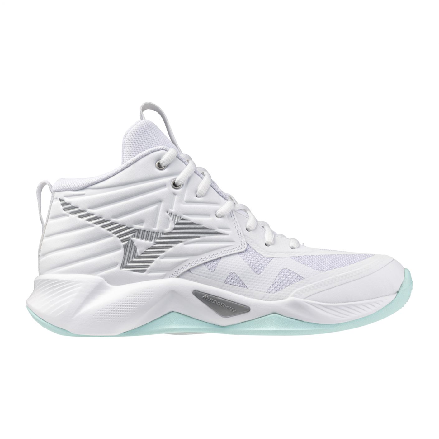 Mizuno Wave Momentum Pro Mid White/BlueTint for Women