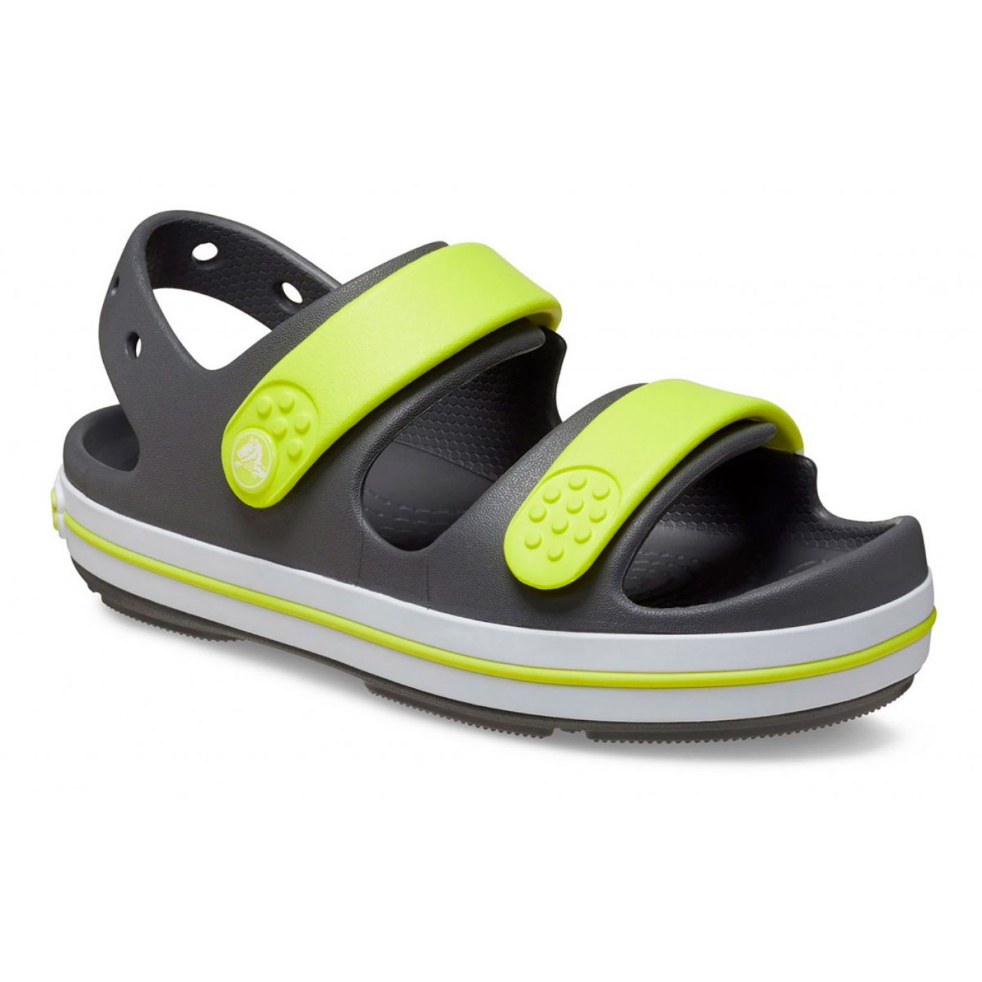 Crocs Sandalo Crocband Cruiser Junior Slate Grey/Acidity 