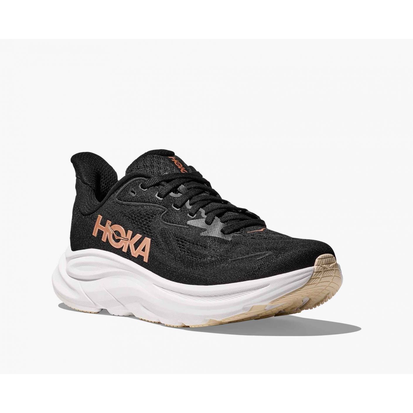 Hoka Bondi 9 Damen Schwarz/Roségold