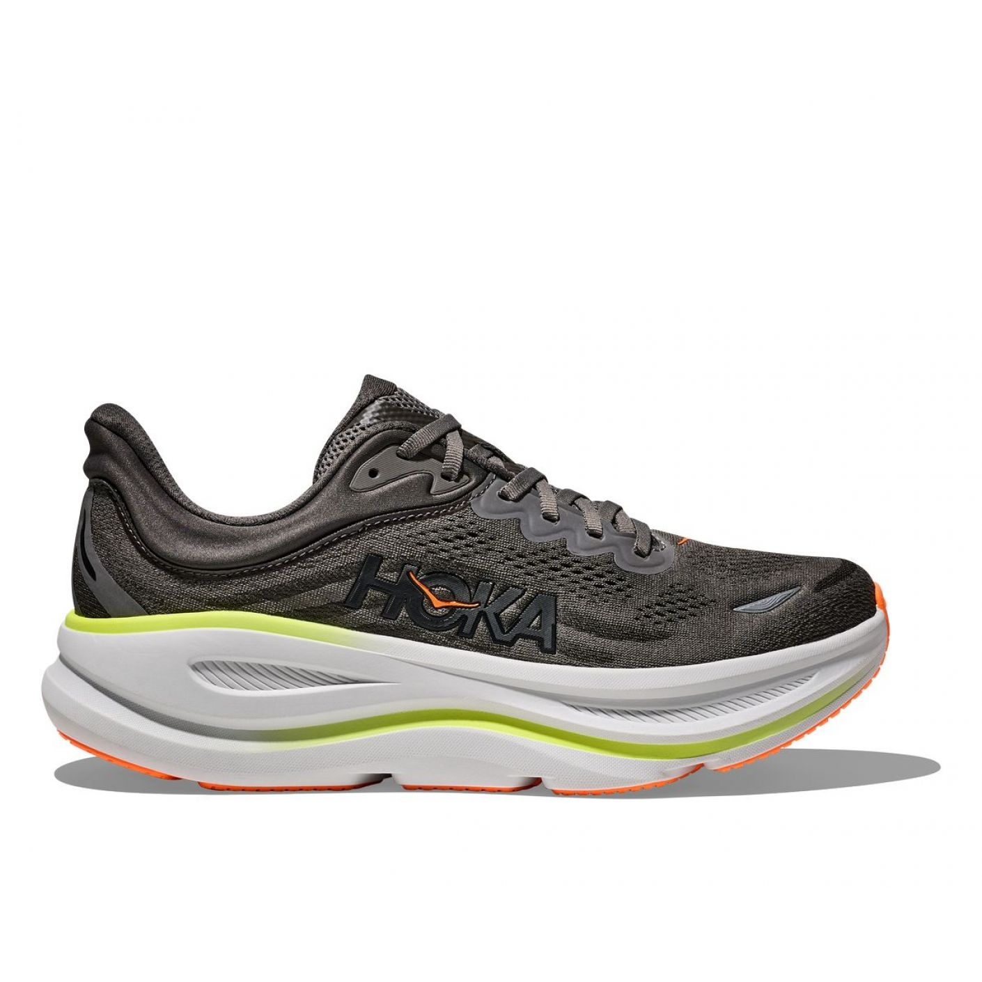 Hoka Bondi 9 Asphalt Grey/Gravel da Uomo