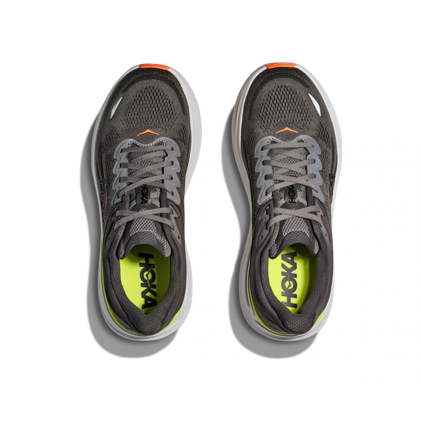 Hoka Bondi 9 Herren Asphaltgrau/Kies