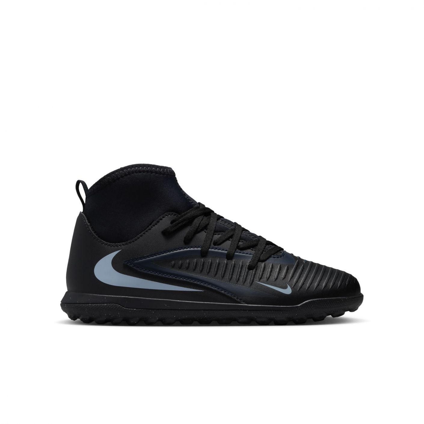 Nike Jr Phantom 6 High Club TF Schwarz