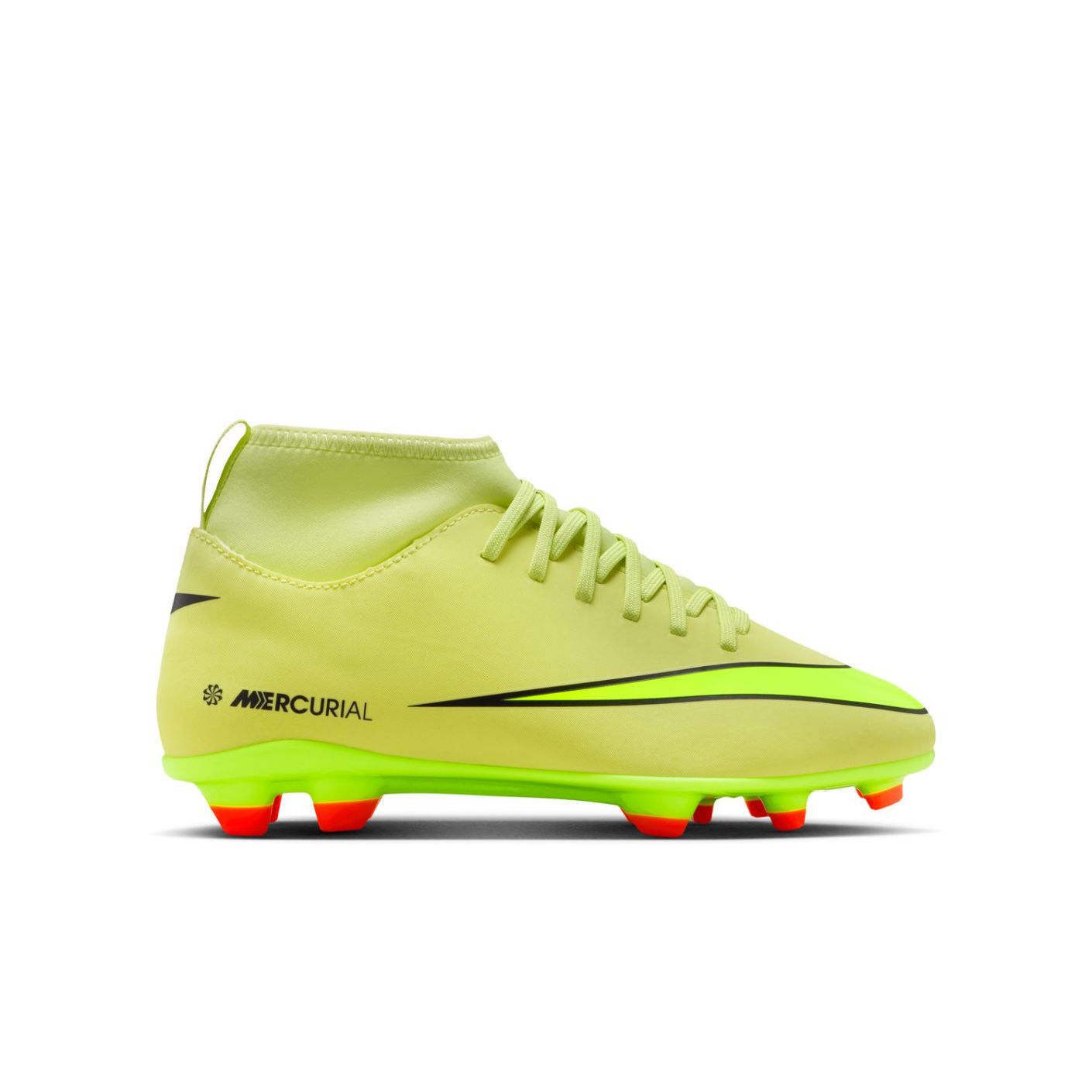 Nike Jr. Mercurial Superfly 10 Club FG/MG Limettenlicht/Volt-Hyper Crimson