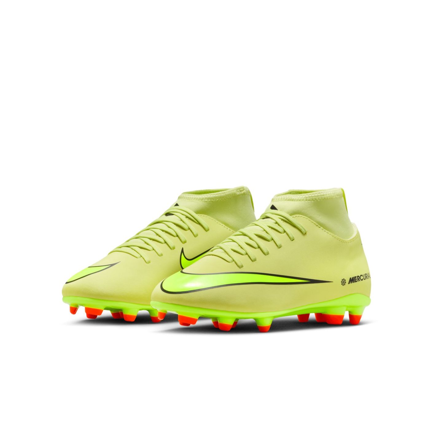 Nike Jr. Mercurial Superfly 10 Club FG/MG Limettenlicht/Volt-Hyper Crimson