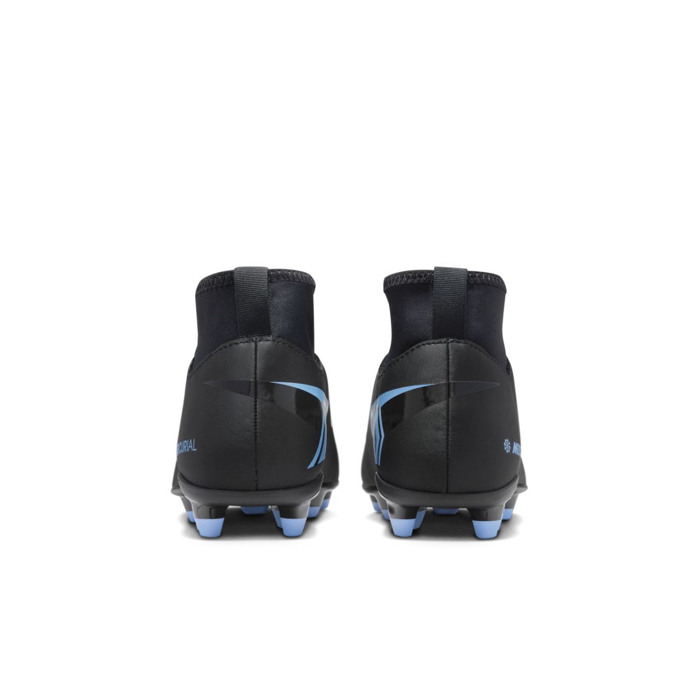 Nike Jr. Mercurial Superfly 10 Club FG/MG Schwarz/Eisblau 