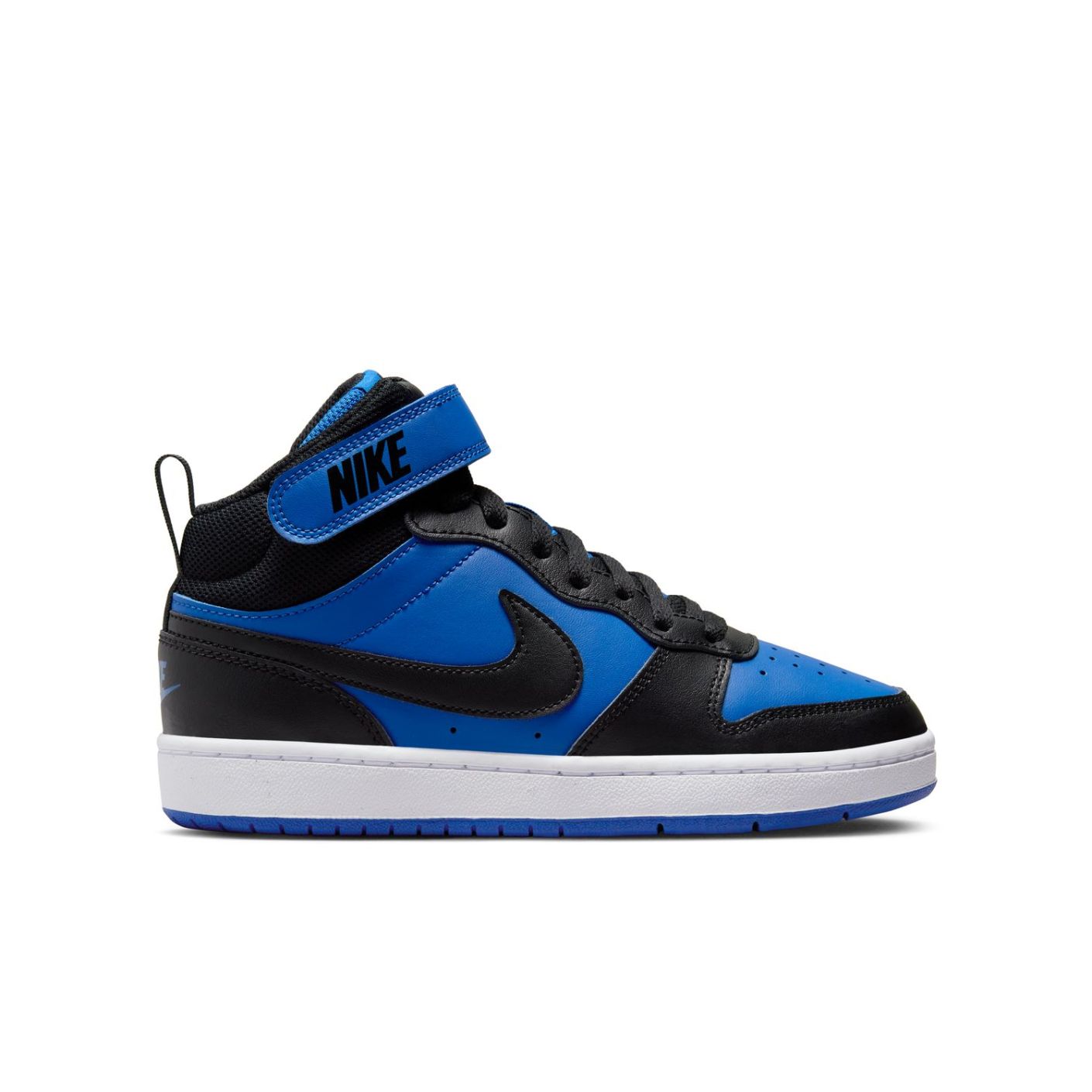 Nike Court Borough Mid 2 Game Royal/Black-White for Kids