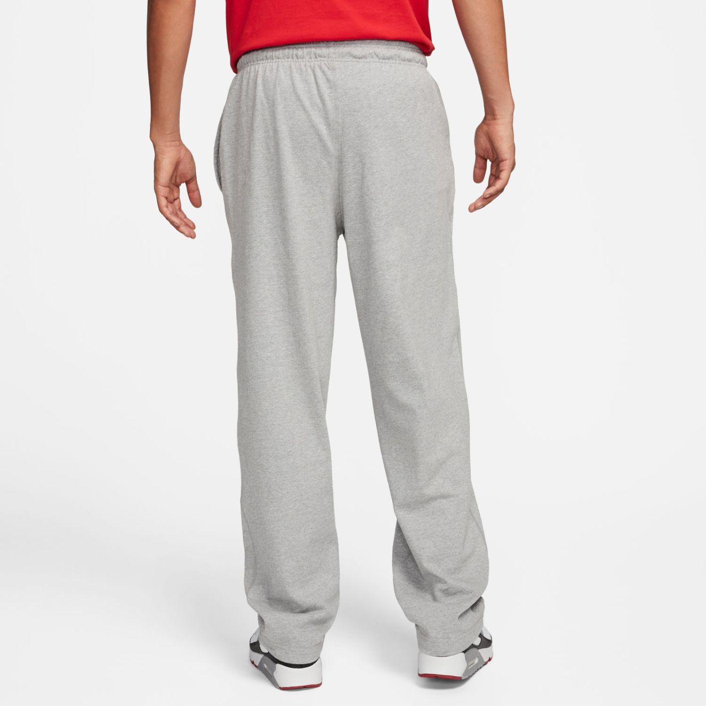 Nike Club Knit Pants Dk Grey Heather/White for Men