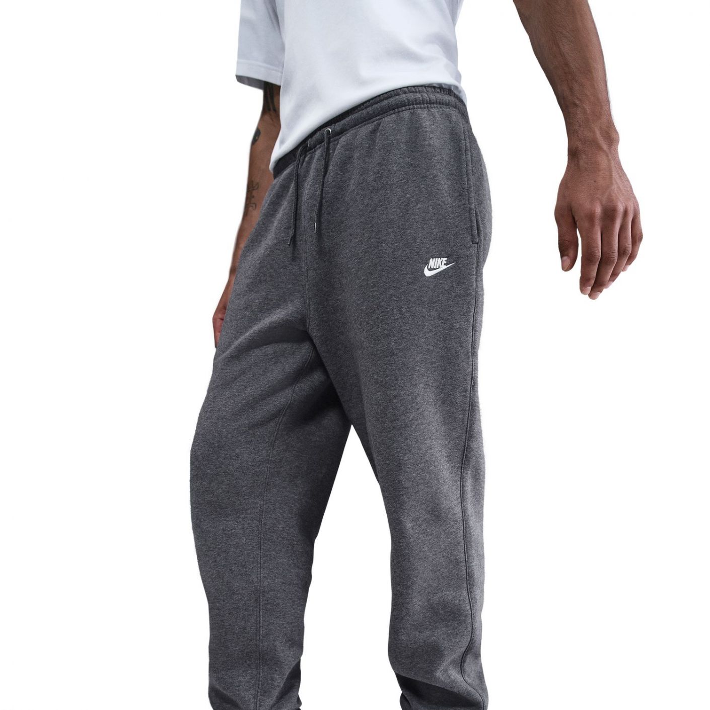 Nike Pantaloni Jogger Club Iron Grey/White Club  da Uomo