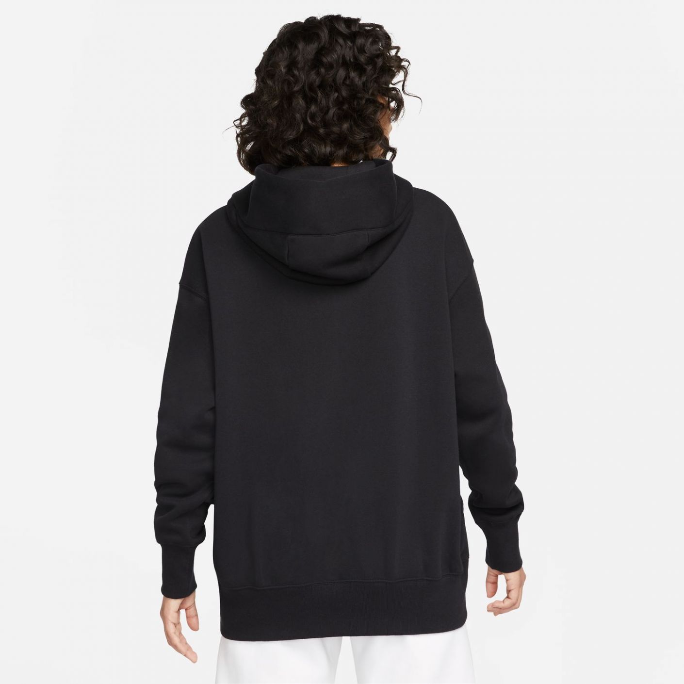 Nike Felpa Phoenix Fleece Black/Sail da Donna