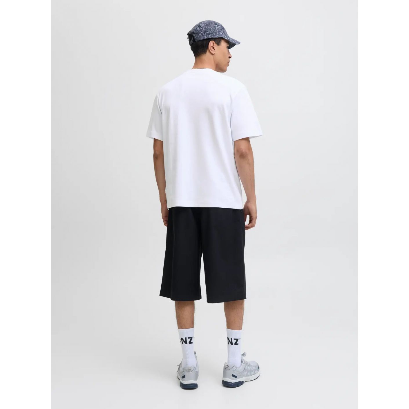 Jack & Jones T-Shirt Jcofusion Interlock Bright White da Uomo