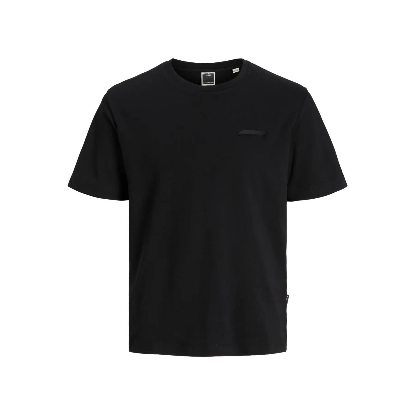 Jack & Jones T-Shirt Jcofusion Interlock Black da Uomo