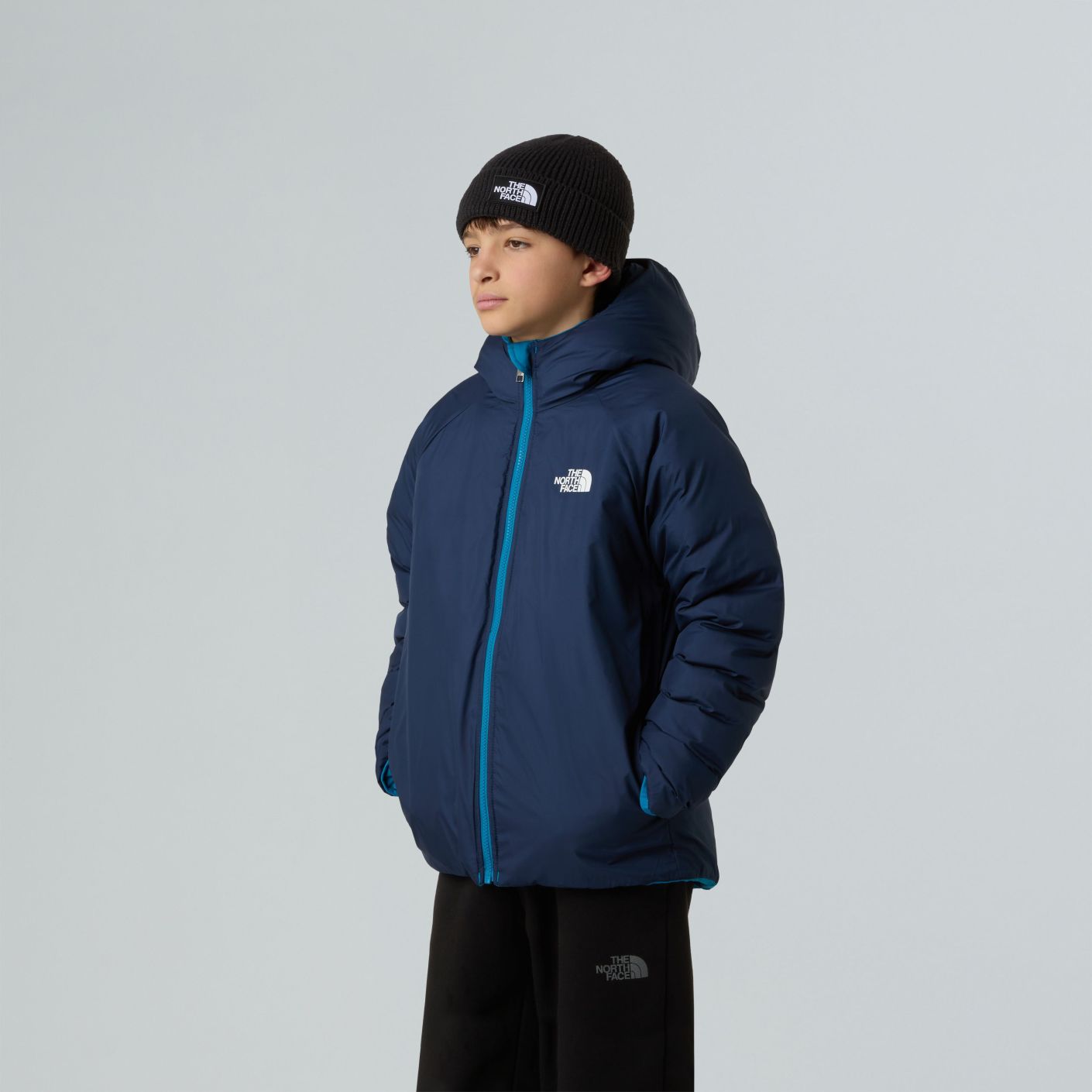 The North Face Reversible Perrito Jacket Dusk Blue for Kids