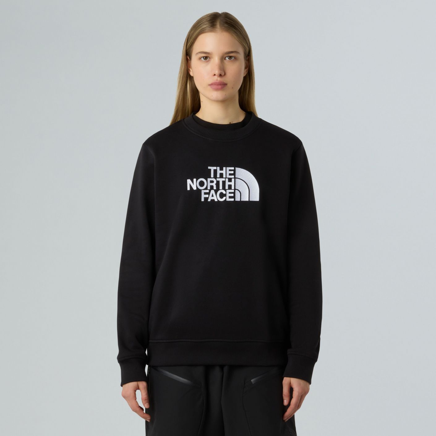 The North Face Maglia Drew Peak Crew Black da Donna