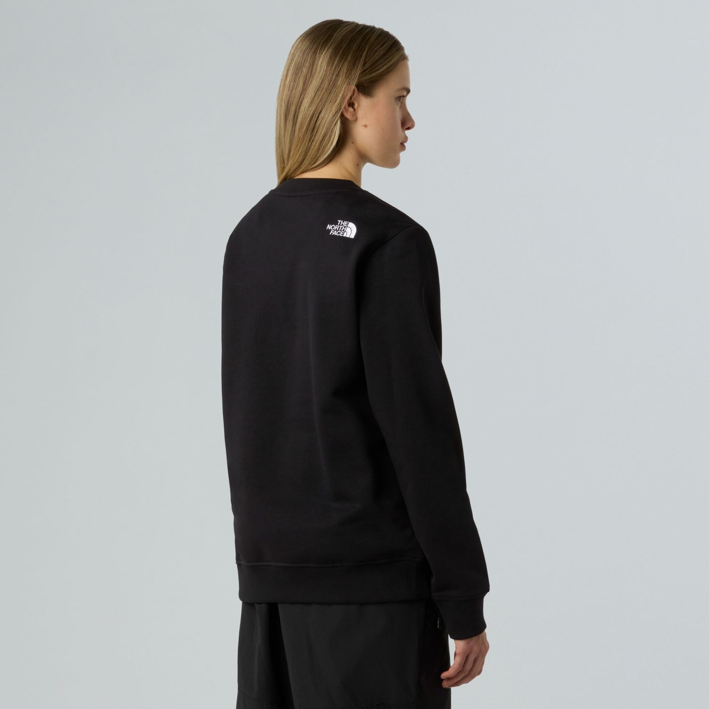 The North Face Drew Peak Crew Schwarzes Hemd für Damen