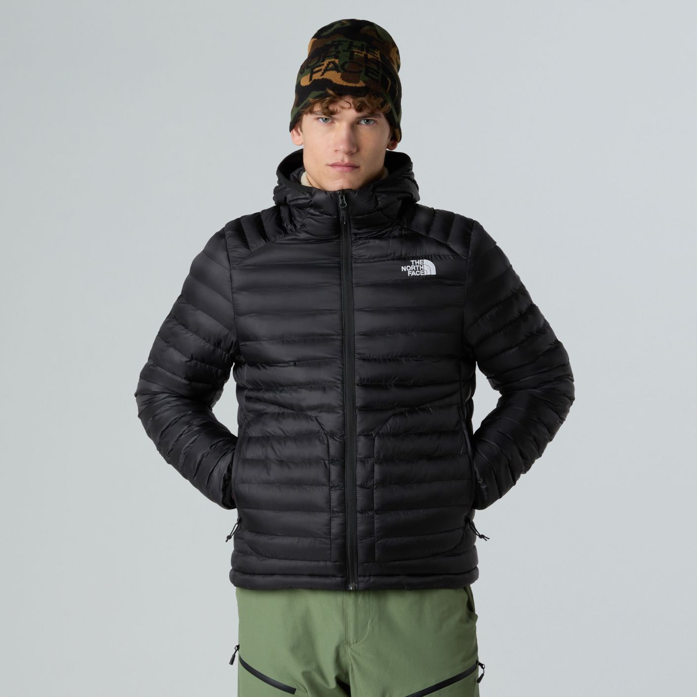 The North Face Herren Huila Synthetikjacke, Schwarz/Asphaltgrau