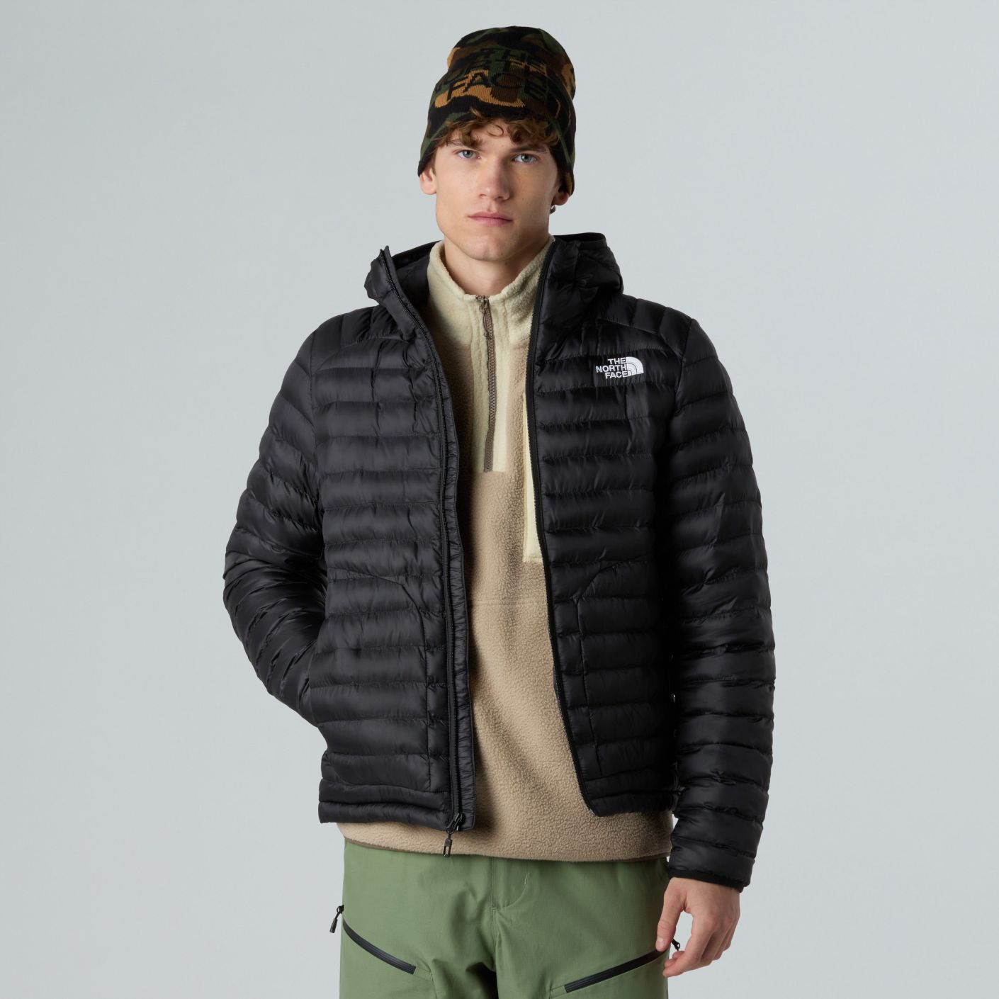 The North Face Herren Huila Synthetikjacke, Schwarz/Asphaltgrau