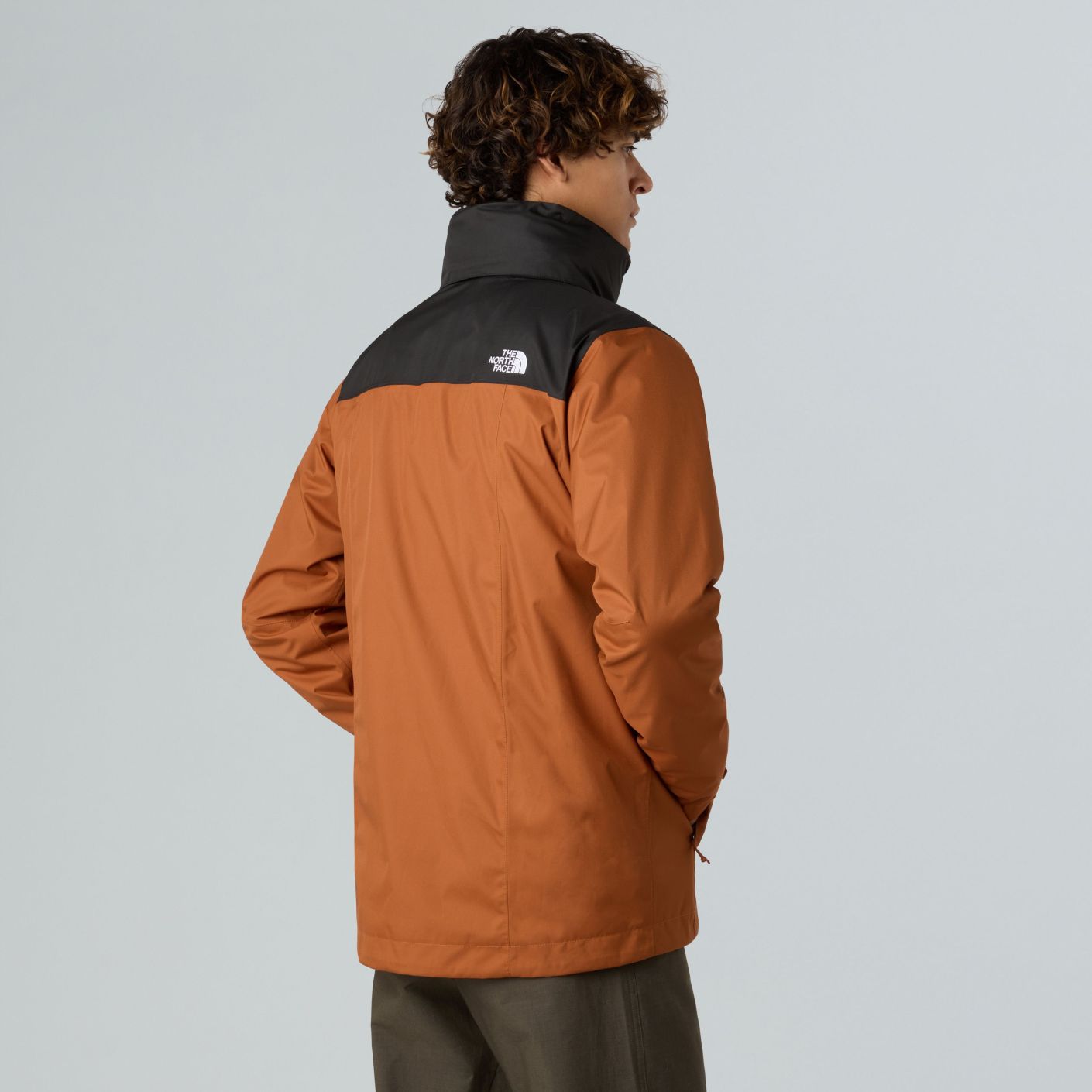 The North Face Jacke Evolve II Triclimate Burnt Umber/Asphalt Grey für Herren