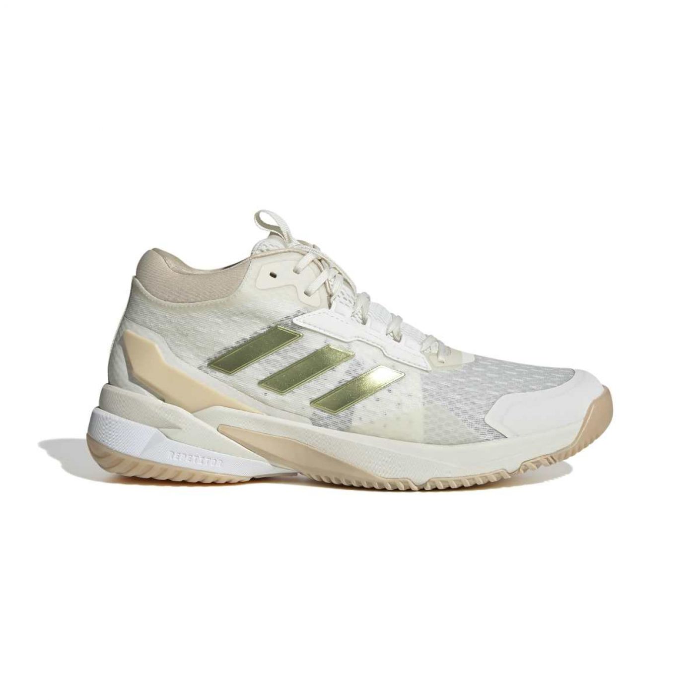 Adidas Crazyflight 6 Mid off white/gold met/cryst da Damen