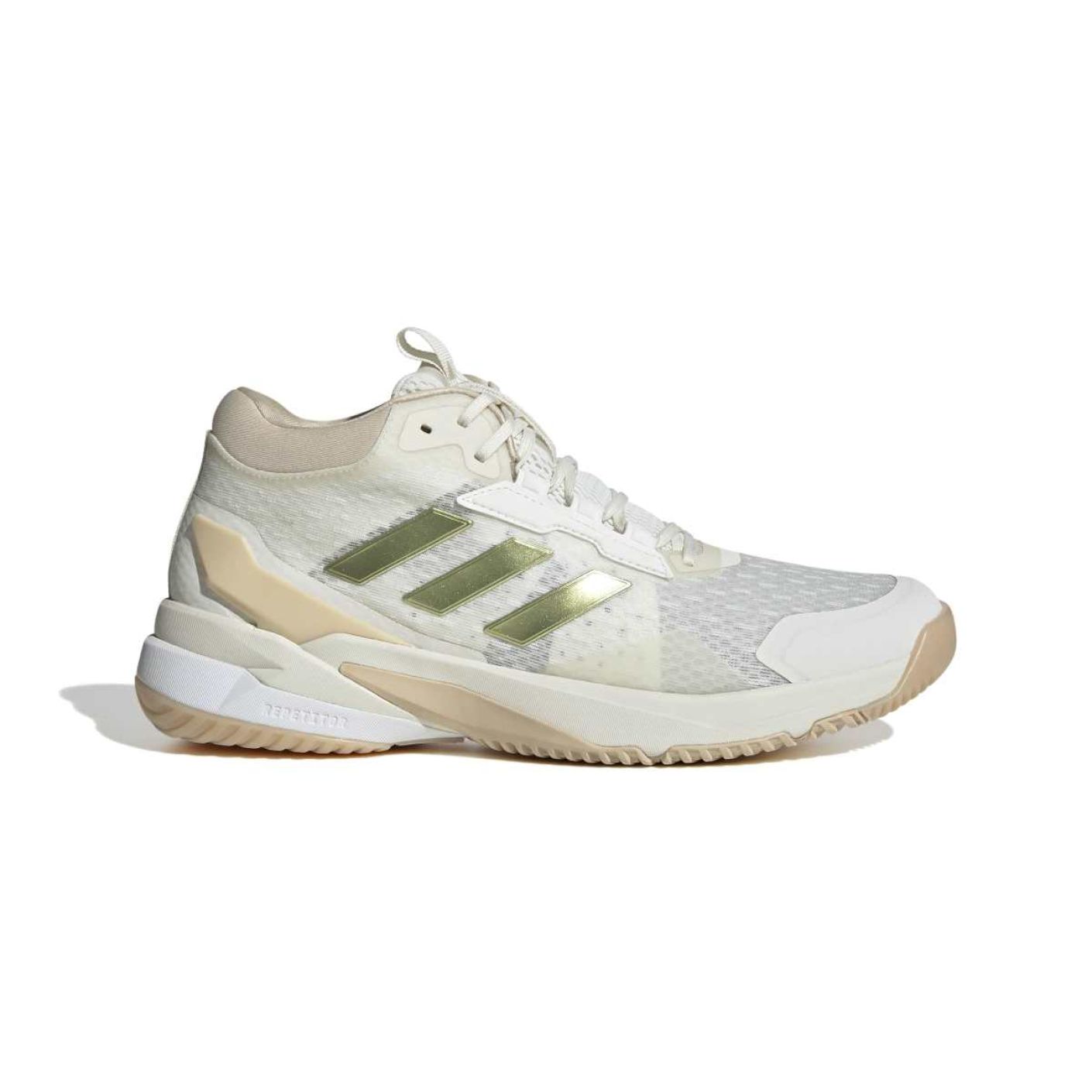 Adidas Crazyflight 6 Mid off white/gold met/cryst