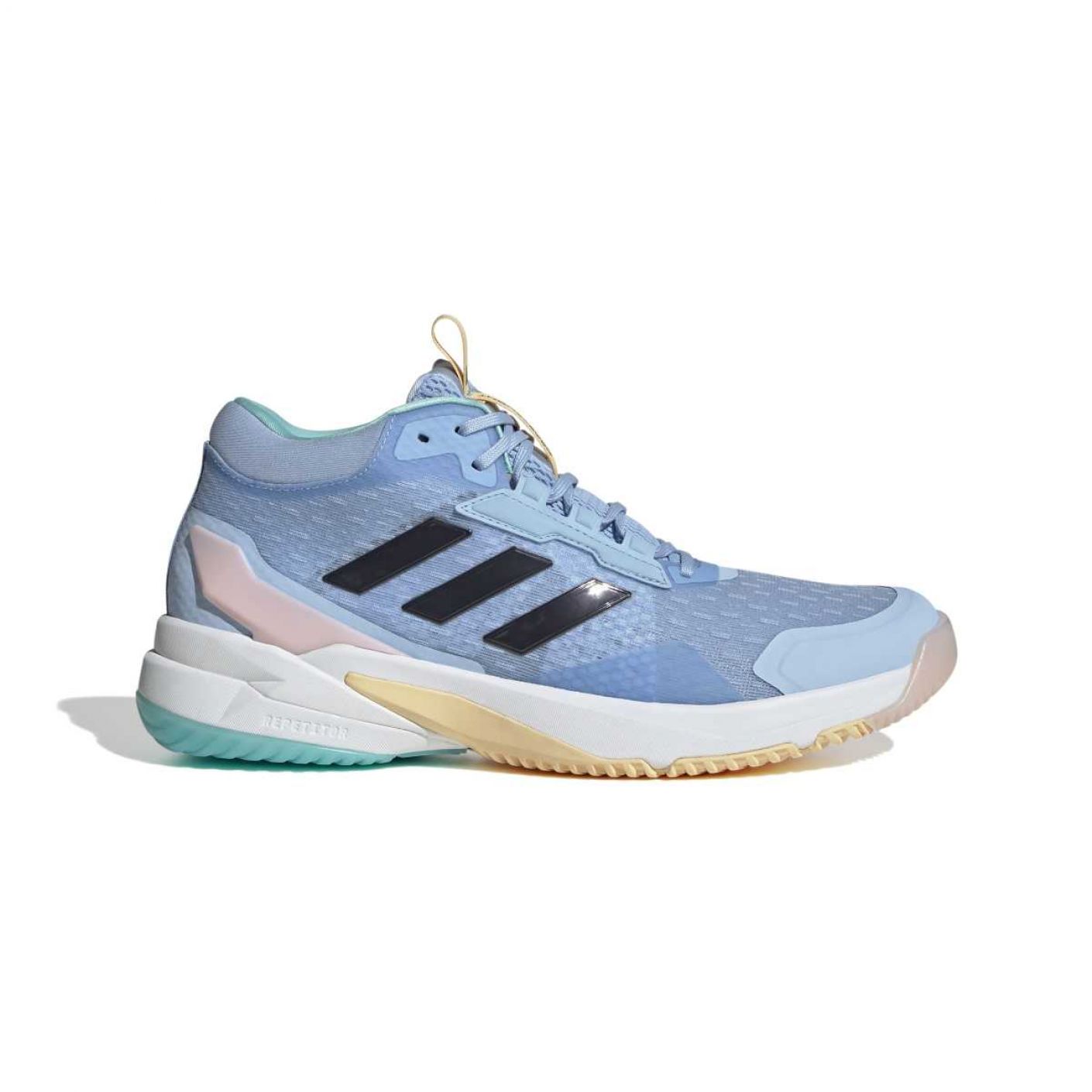 Adidas Crazyflight 6 Mid glow blue/shadow navy/fla Damen