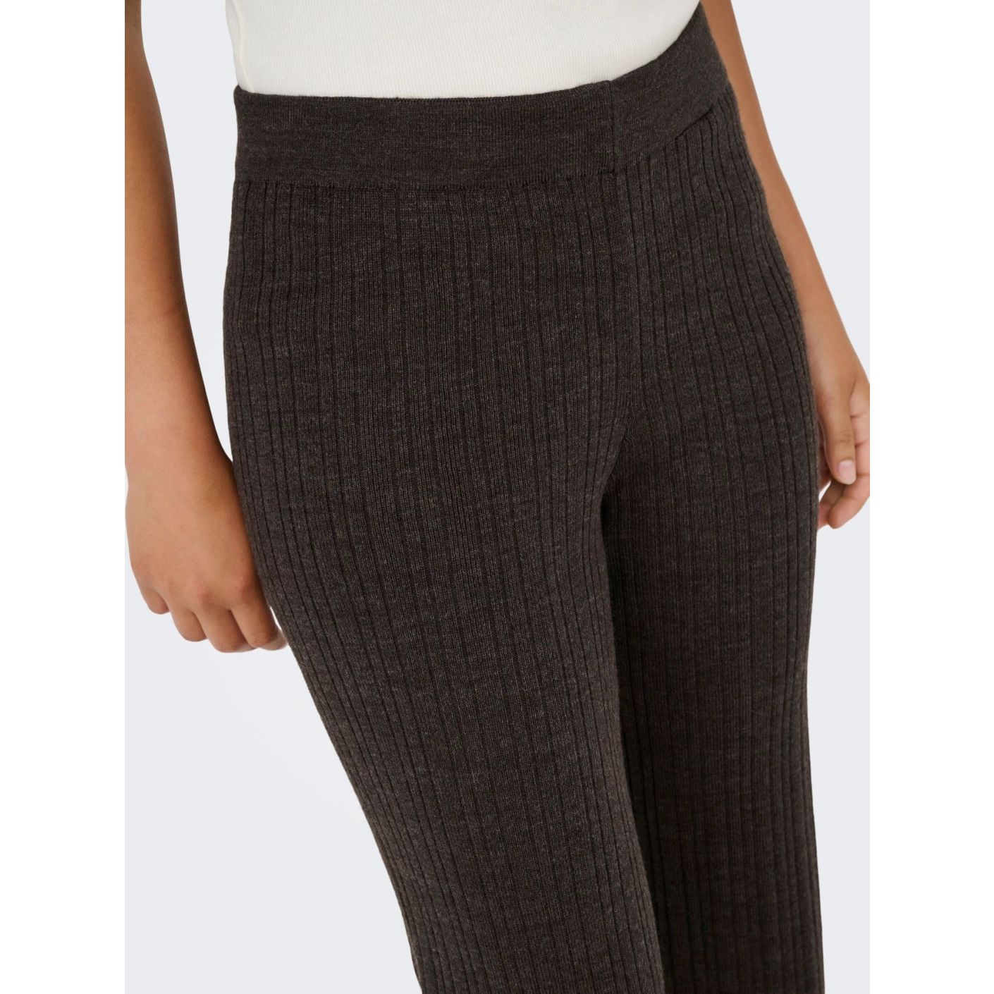 Only Damen Onlthea Baggy Fit Chocolate Torte Strickhose
