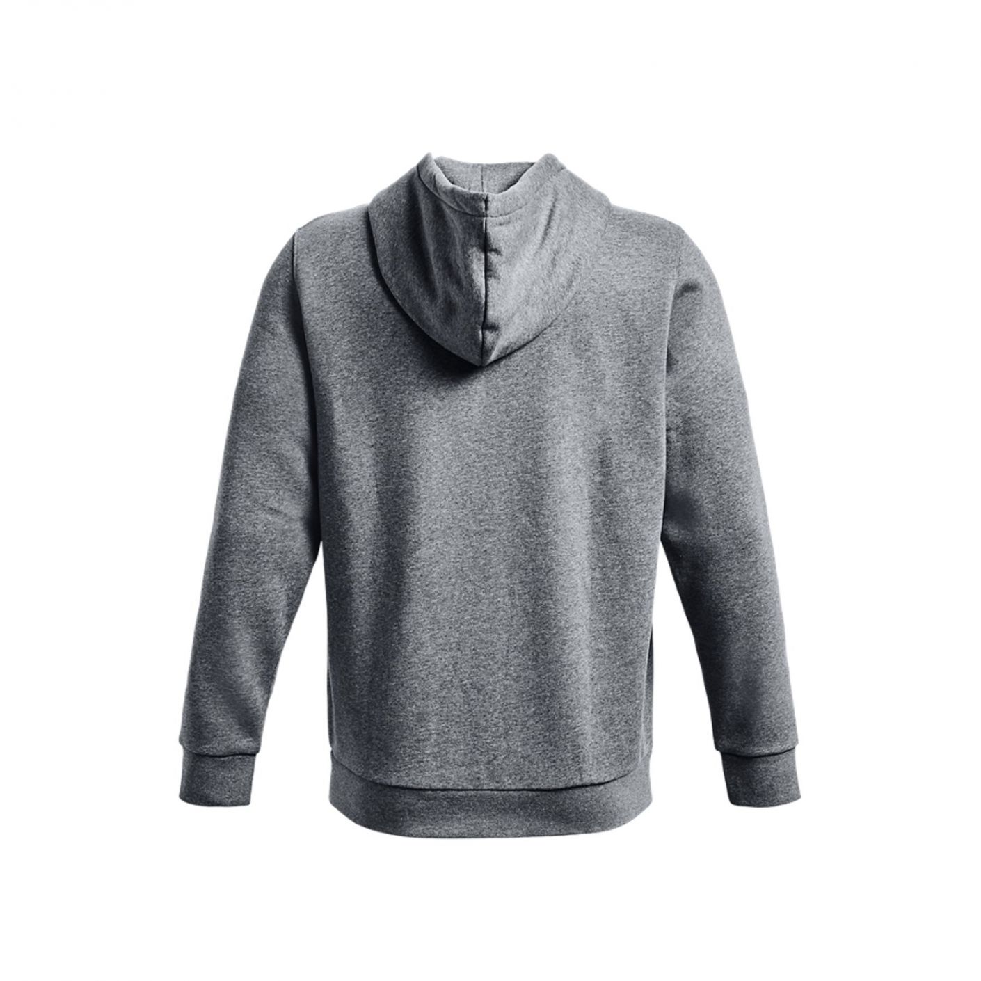 Under Armour Felpa Icon Fleece Full Zip Pitch Gray/White da Uomo