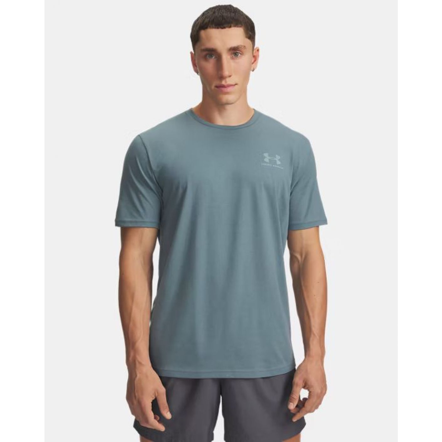 Under Armour T-Shirt Sportstyle Left Chest Grigia