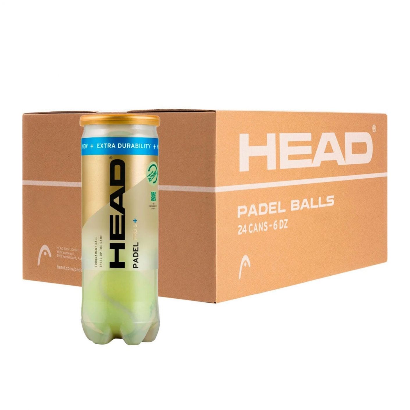 Head Padel Pro S+ Cartone 24 Tubi
