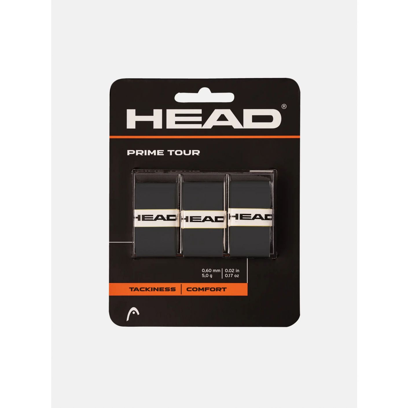 Head Overgrip Prime 3 Pezzi Nero