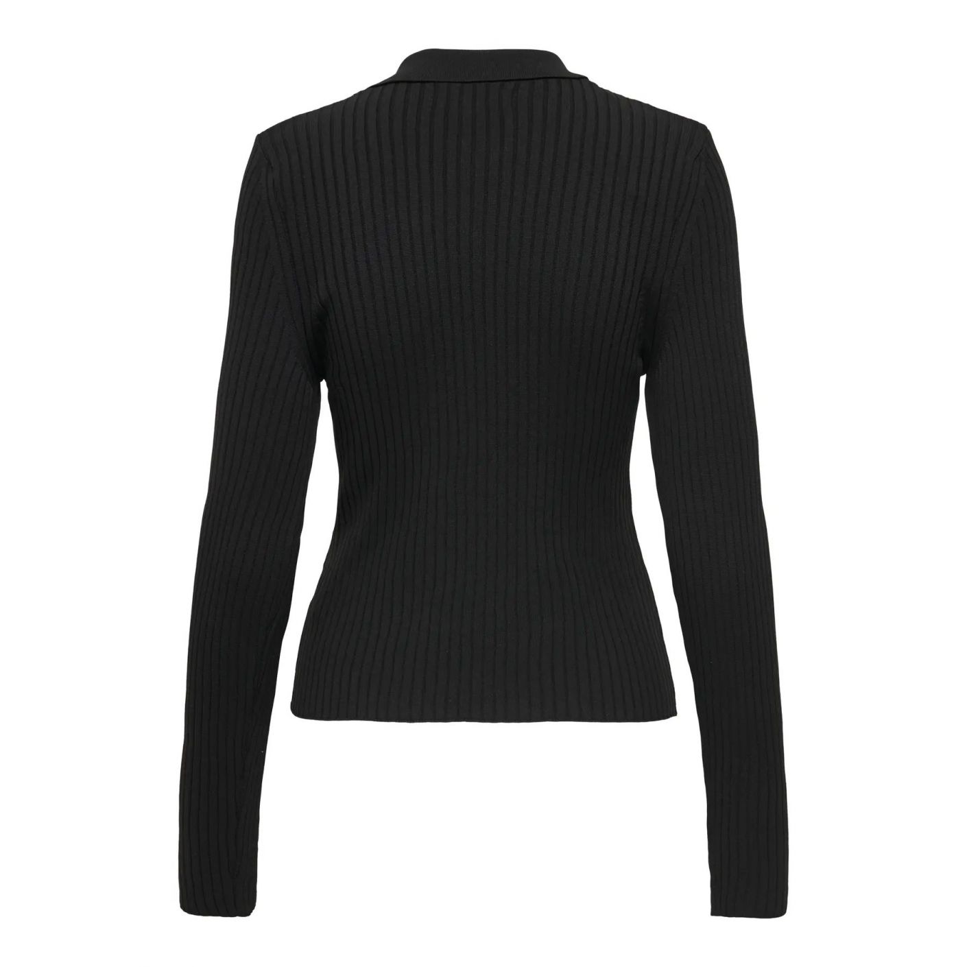 Only Polo Onlelisa a manica lunga Black da Donna 